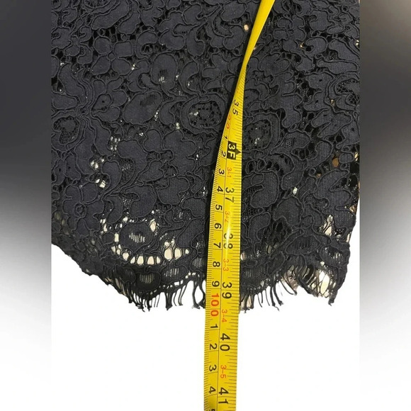 Bardot Navy Blue Lace Panel Dress - Picture 10 of 10